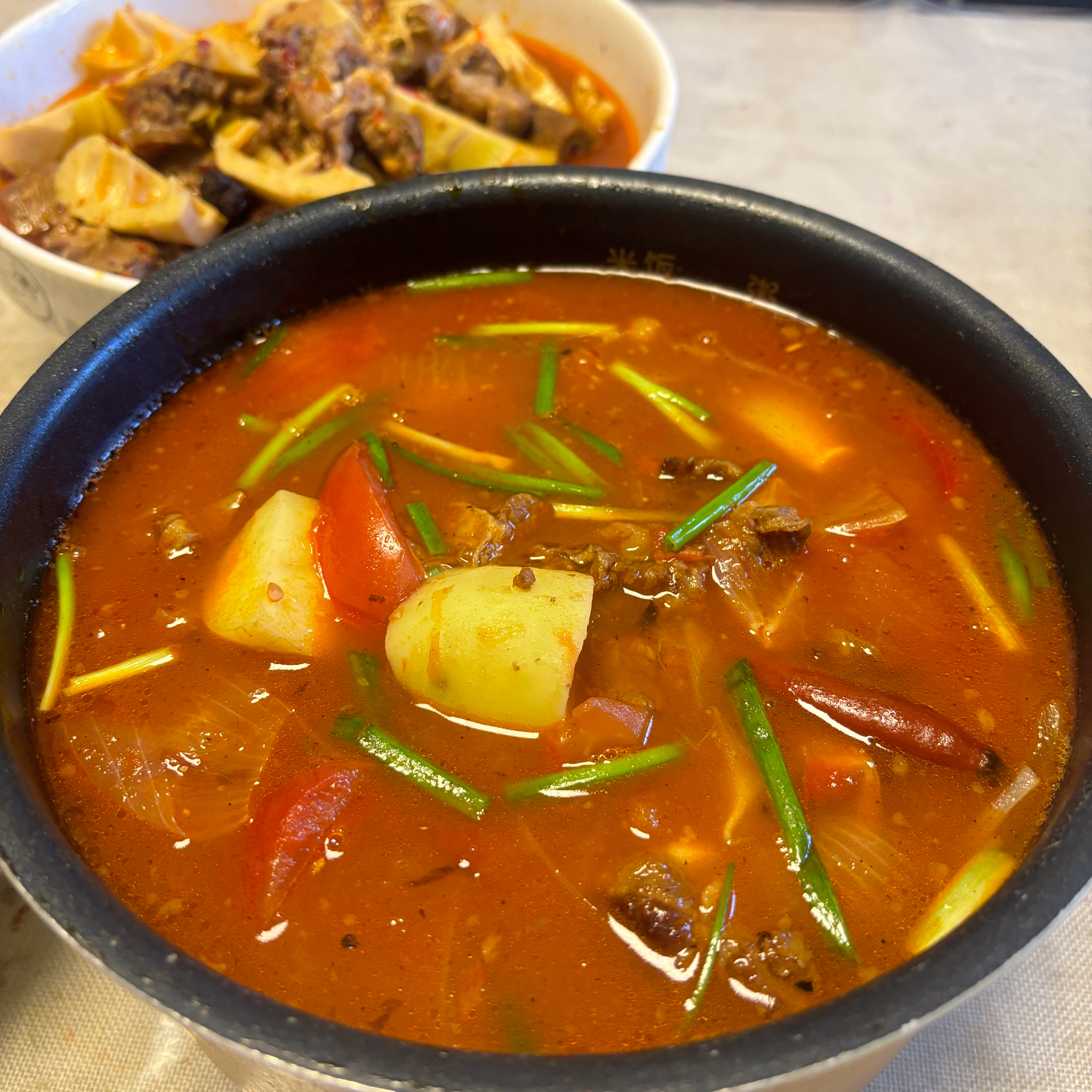 番茄牛骨汤，电饭锅版的做法 步骤4