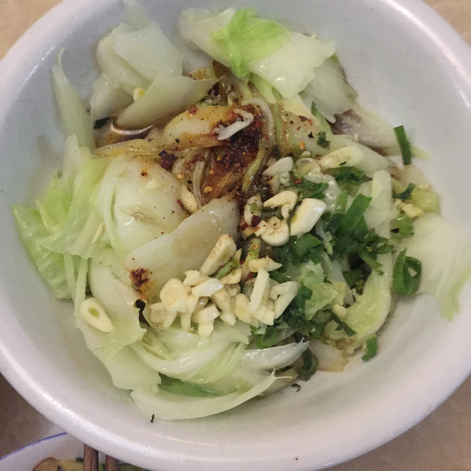 响油白菜