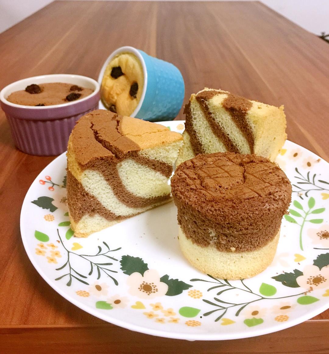 斑马纹戚风蛋糕