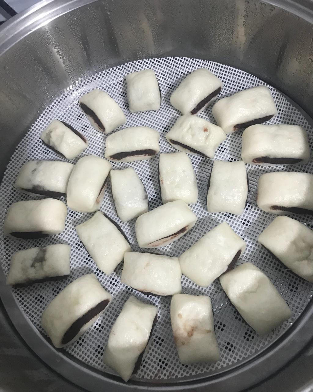 奶香夹心小馒头（一次发酵）