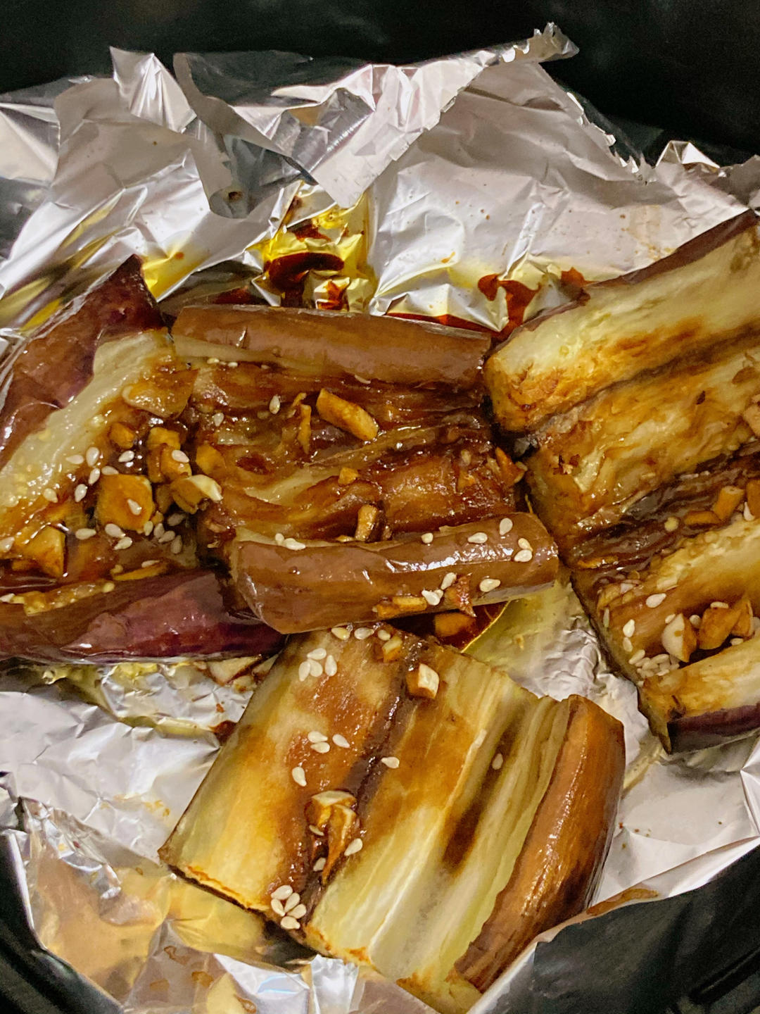 烤茄子（空气炸锅，少油）