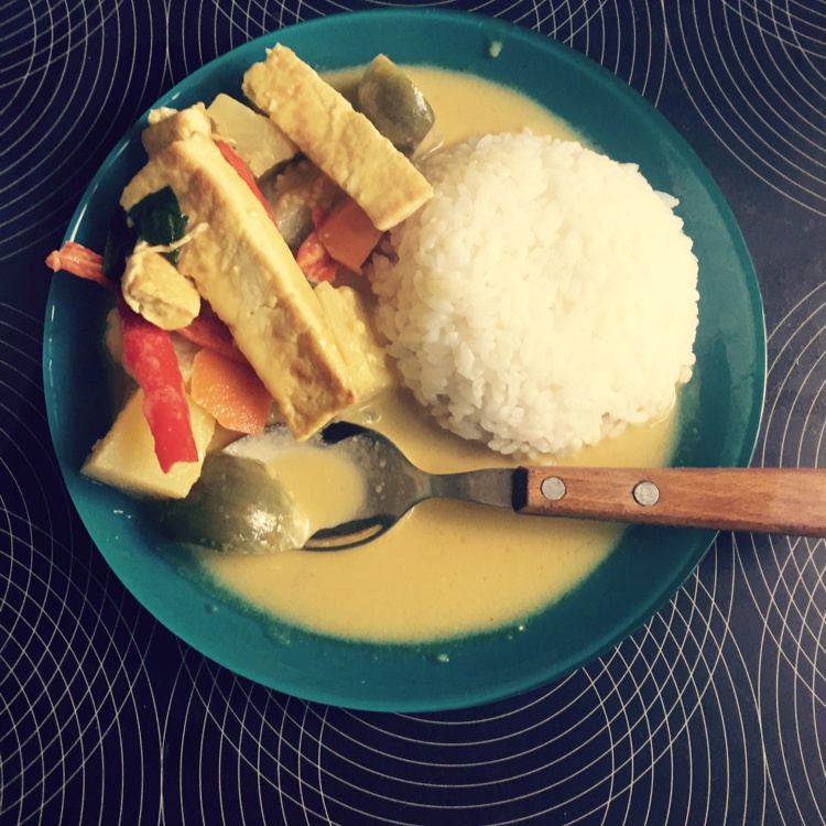 豆腐绿咖喱