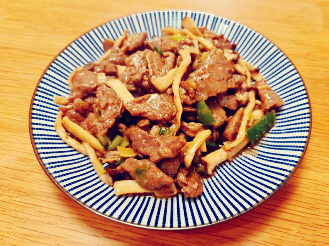 杏鲍菇炒牛肉改进版