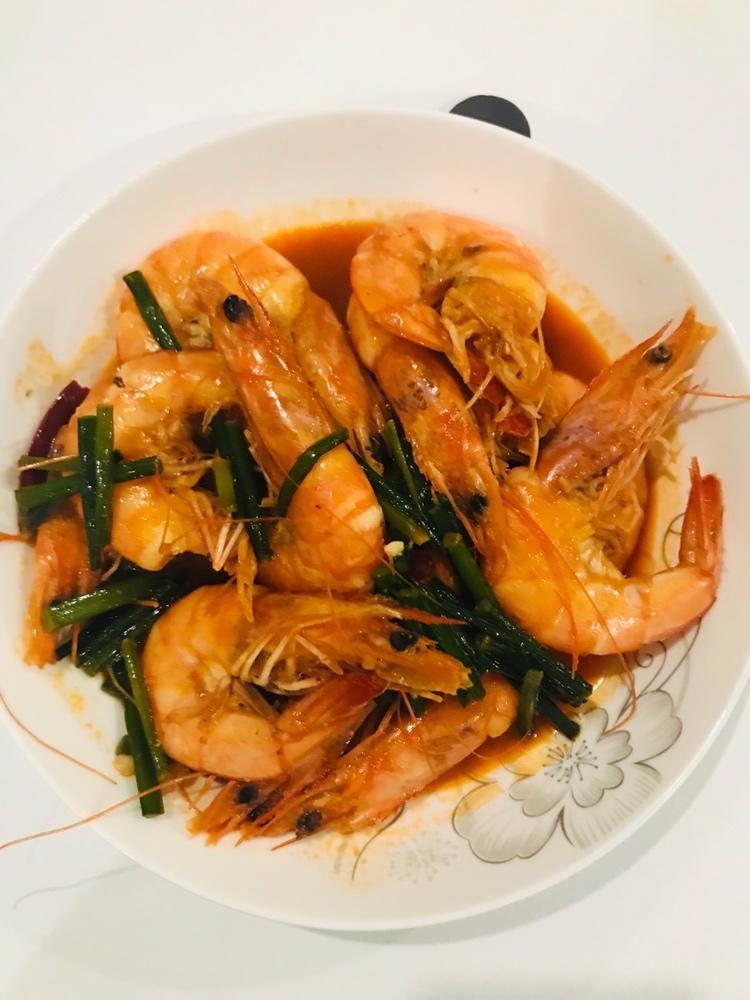 【家常炒青虾的做法步骤图,家常炒青虾怎么做好吃】艾达瘦瘦_下厨房