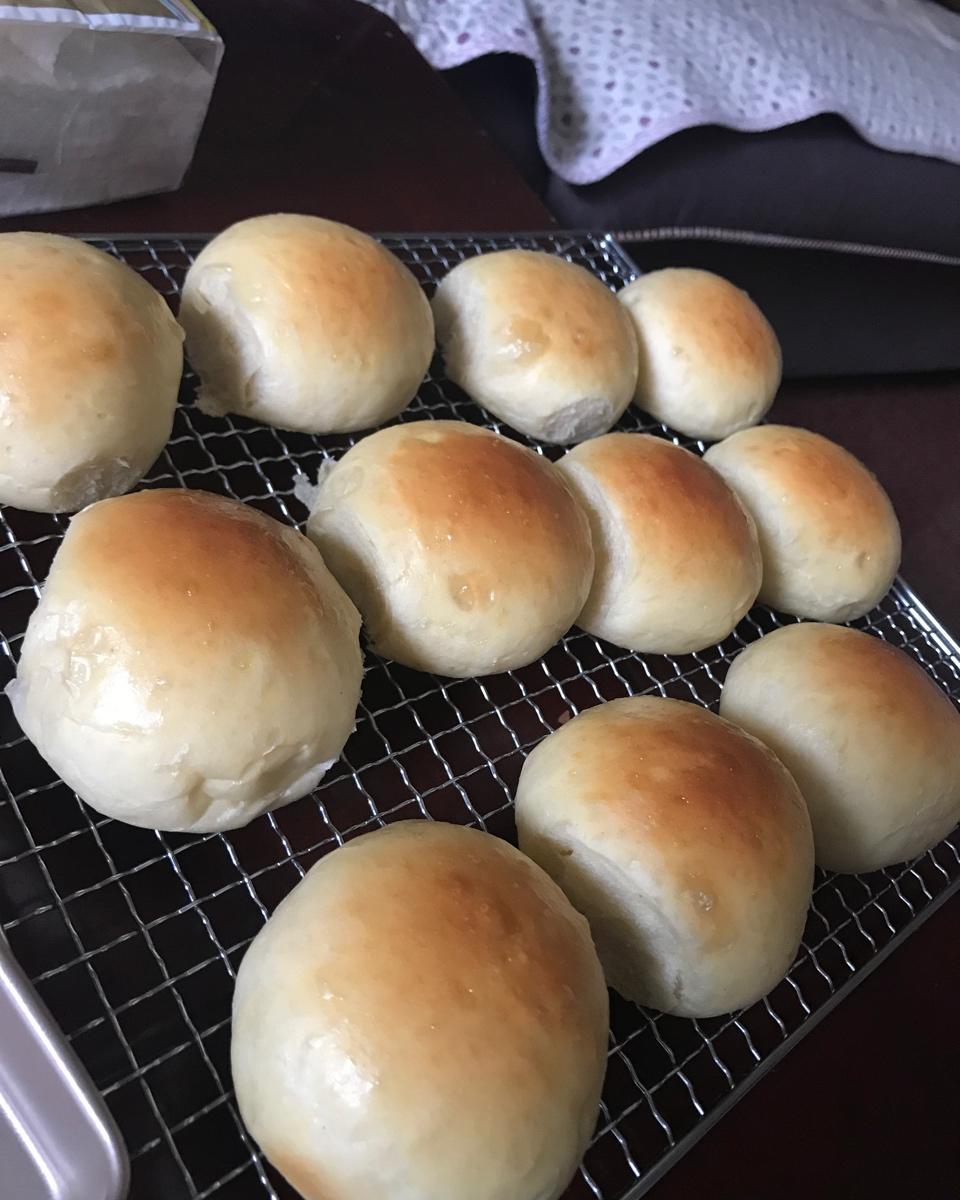 免揉豆沙小面包