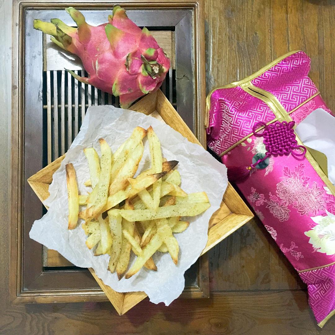 2勺油搞定炸薯条（烤箱版 ）