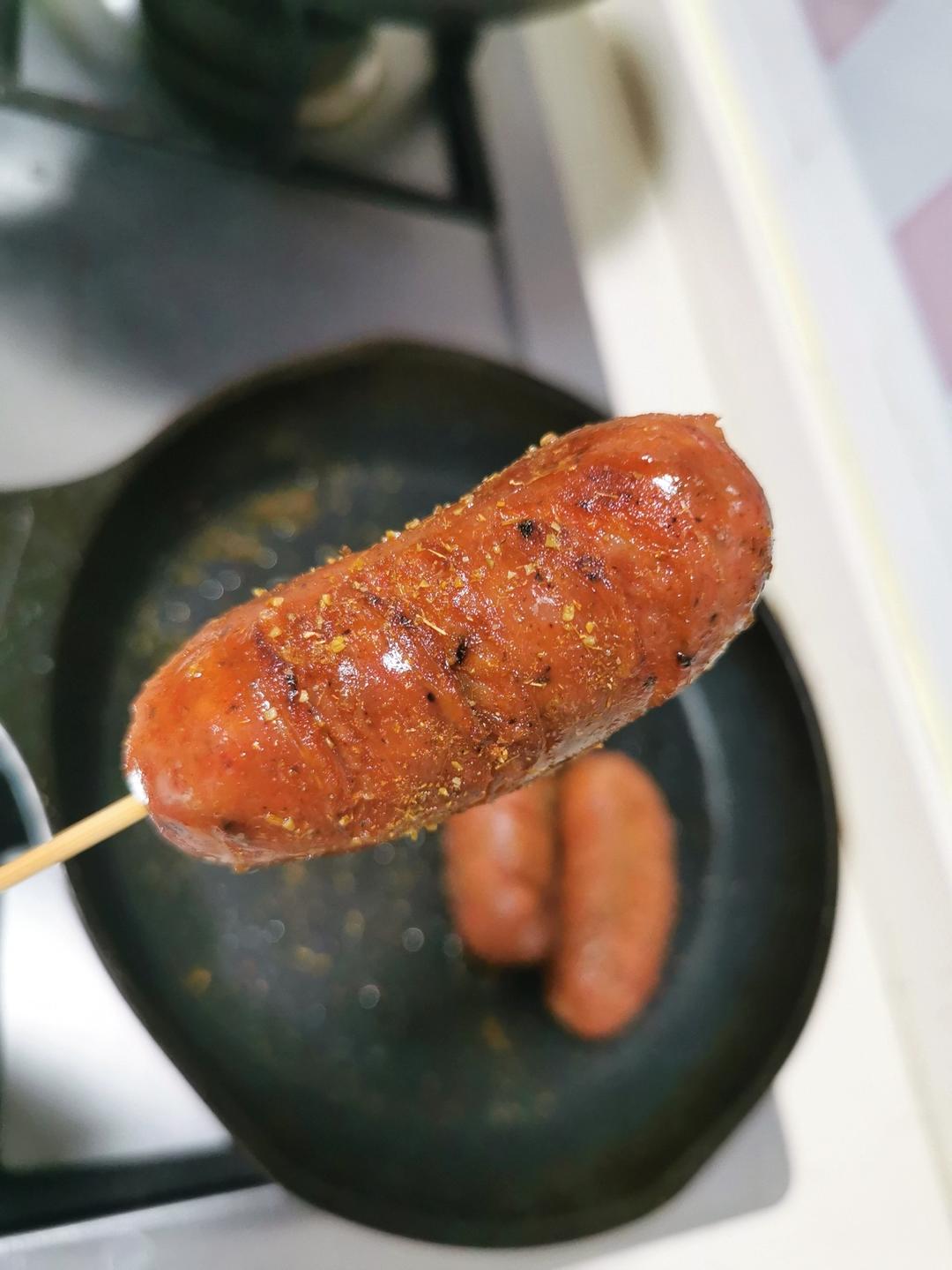 自制超Q弹脆皮玉米纯肉肠