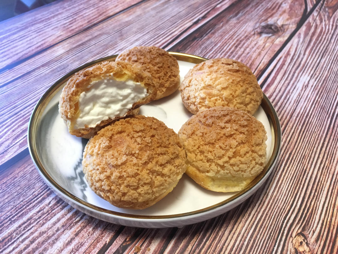 【十分美味的酥皮泡芙图片】生如夏花_qzcy_下厨房