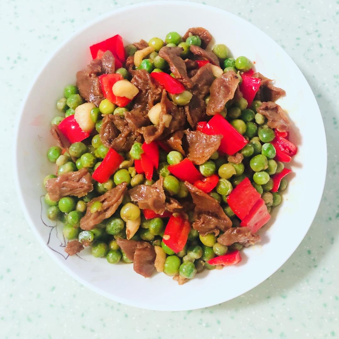 豌豆炒肉