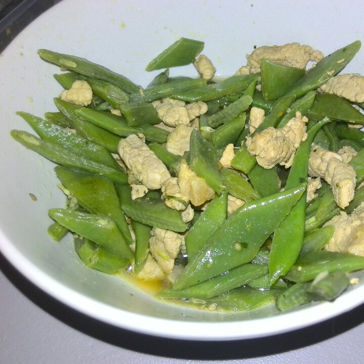 豆角炒肉