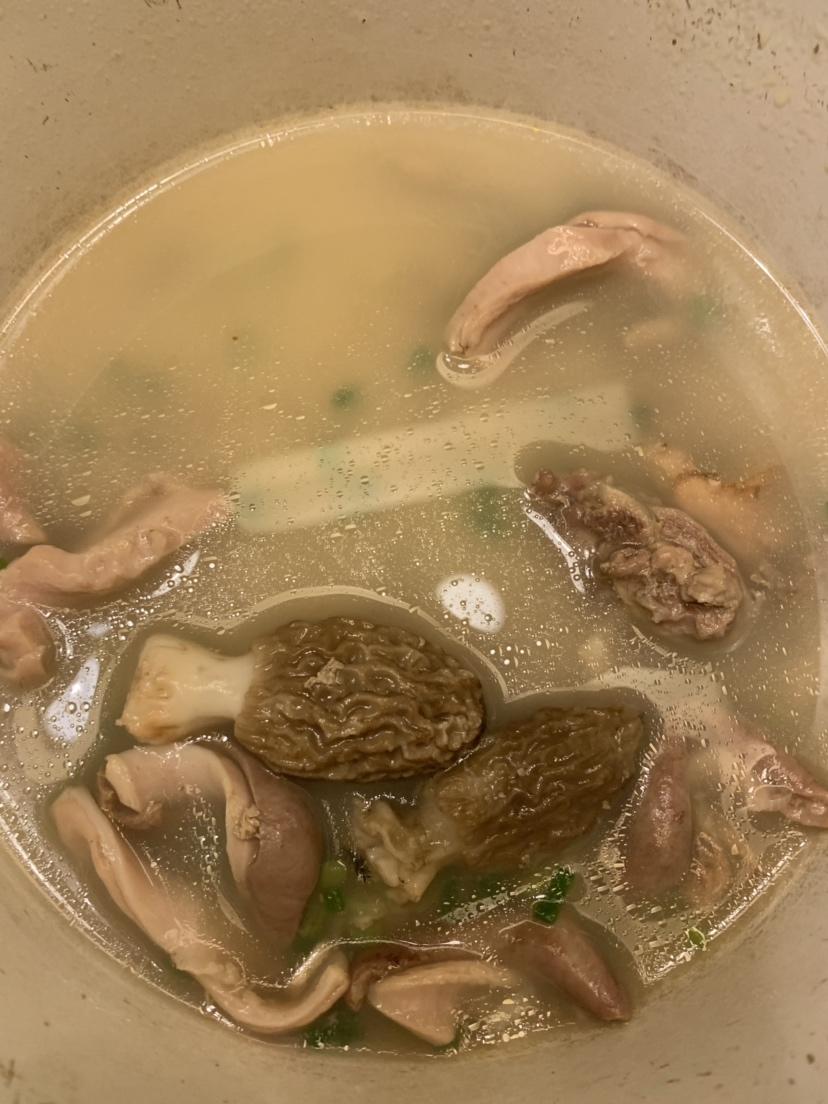 羊肚菌猪肚炖鸡汤