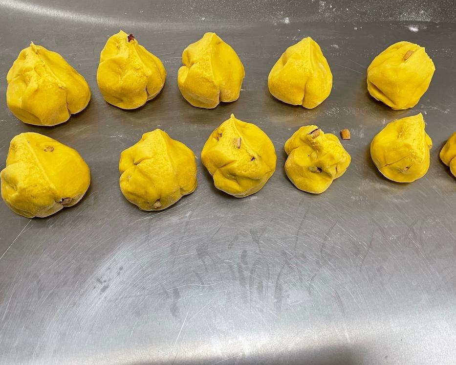 超软绵南瓜馒头的做法 步骤14