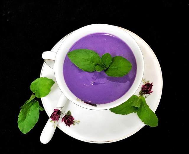 紫薯奶昔的做法