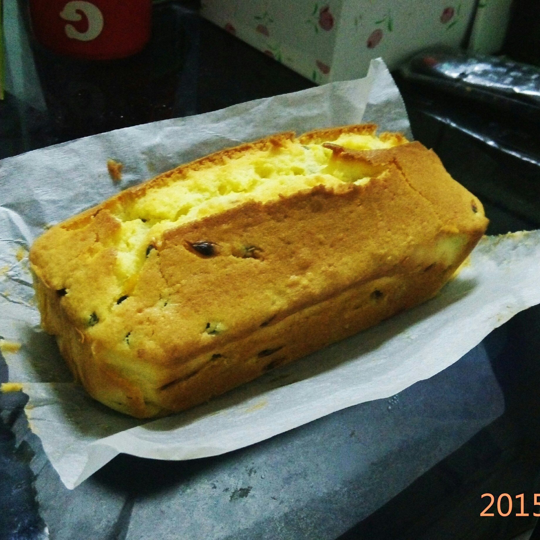 轻盈百香果磅蛋糕