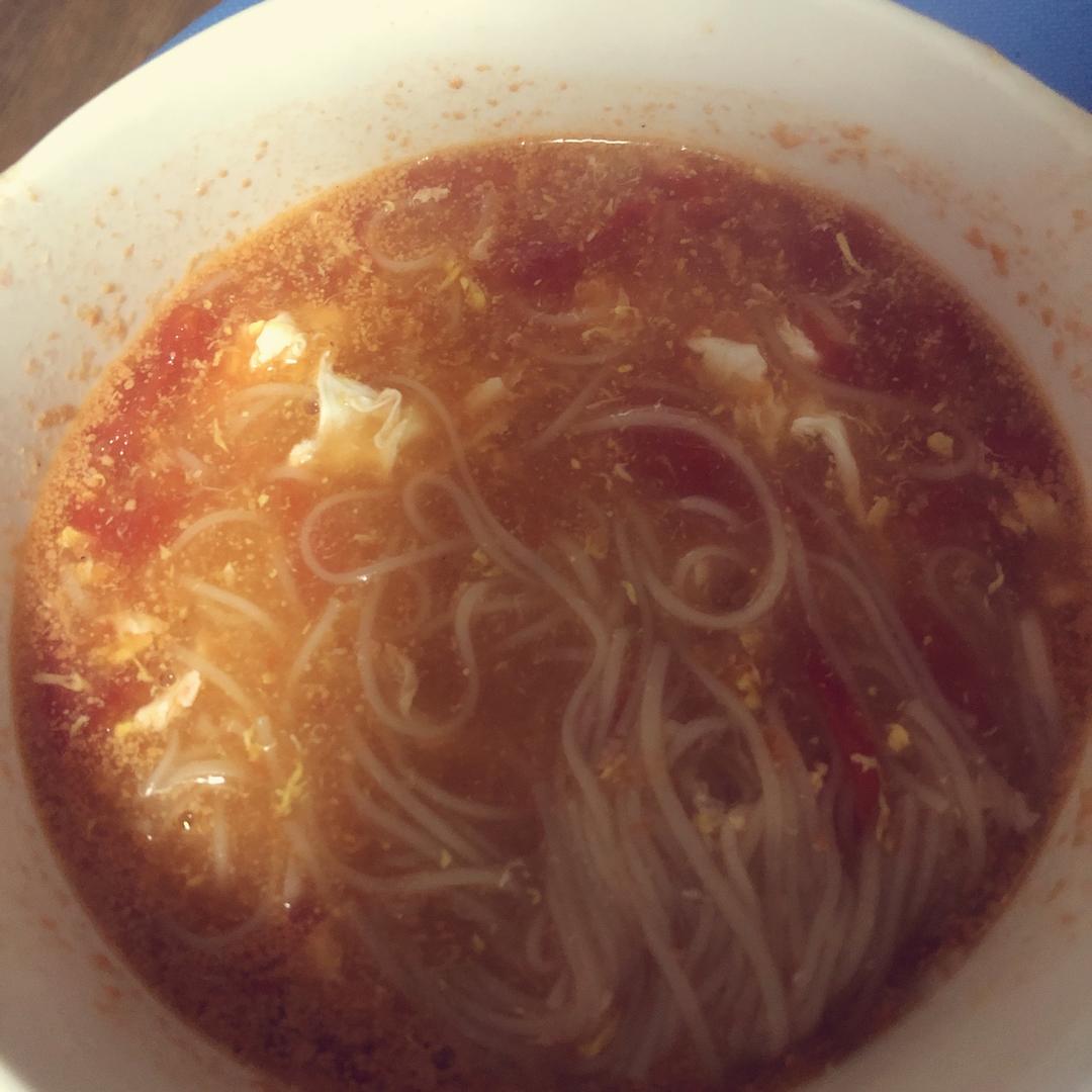 简单早饭西红柿鸡蛋挂面
