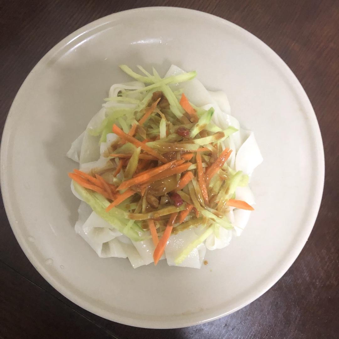 不用水洗的自制凉皮，零失败