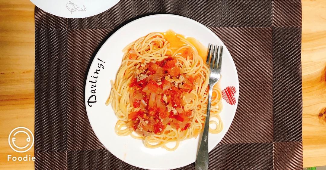 番茄肉酱意大利面