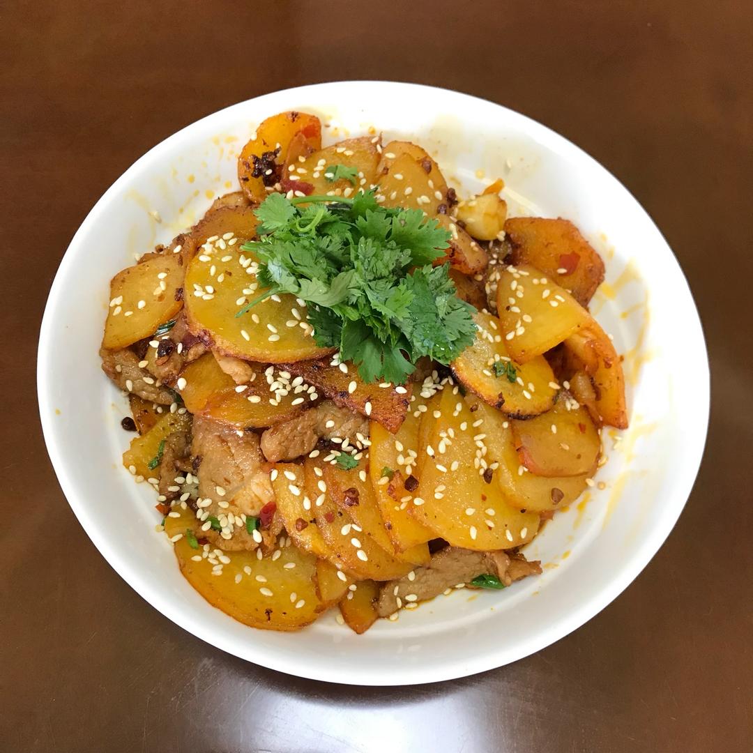 干锅土豆片