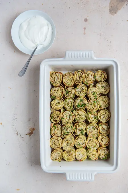 德式酸菜卷饼 Crêpes Filled with Sauerkraut