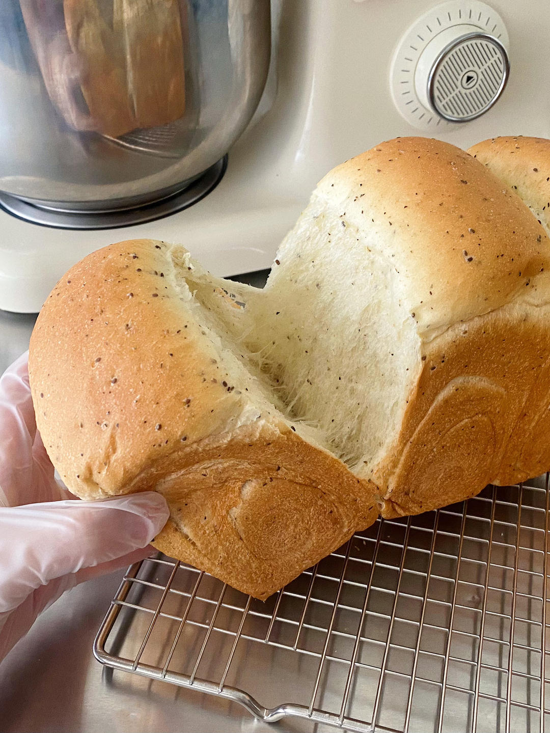 纯奶手撕吐司的做法 步骤1