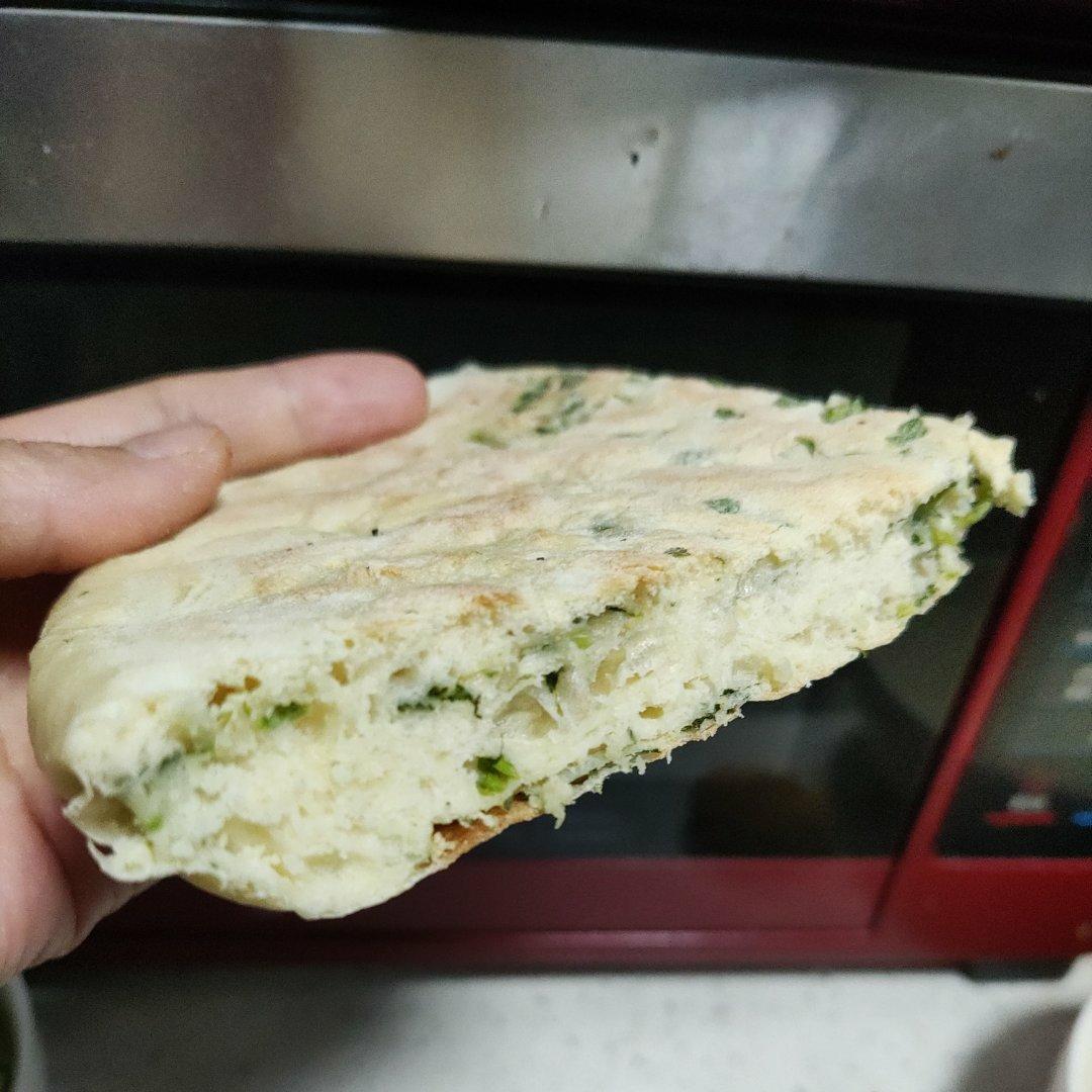 电饼铛葱花发面饼