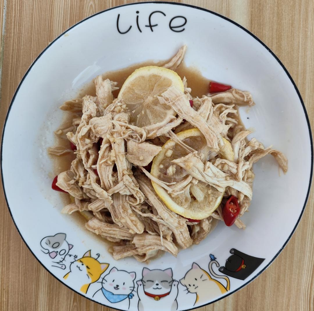 ✅ 第6道快手低脂菜✨清爽美味的柠檬鸡丝🍋鸡胸肉满分吃法💯