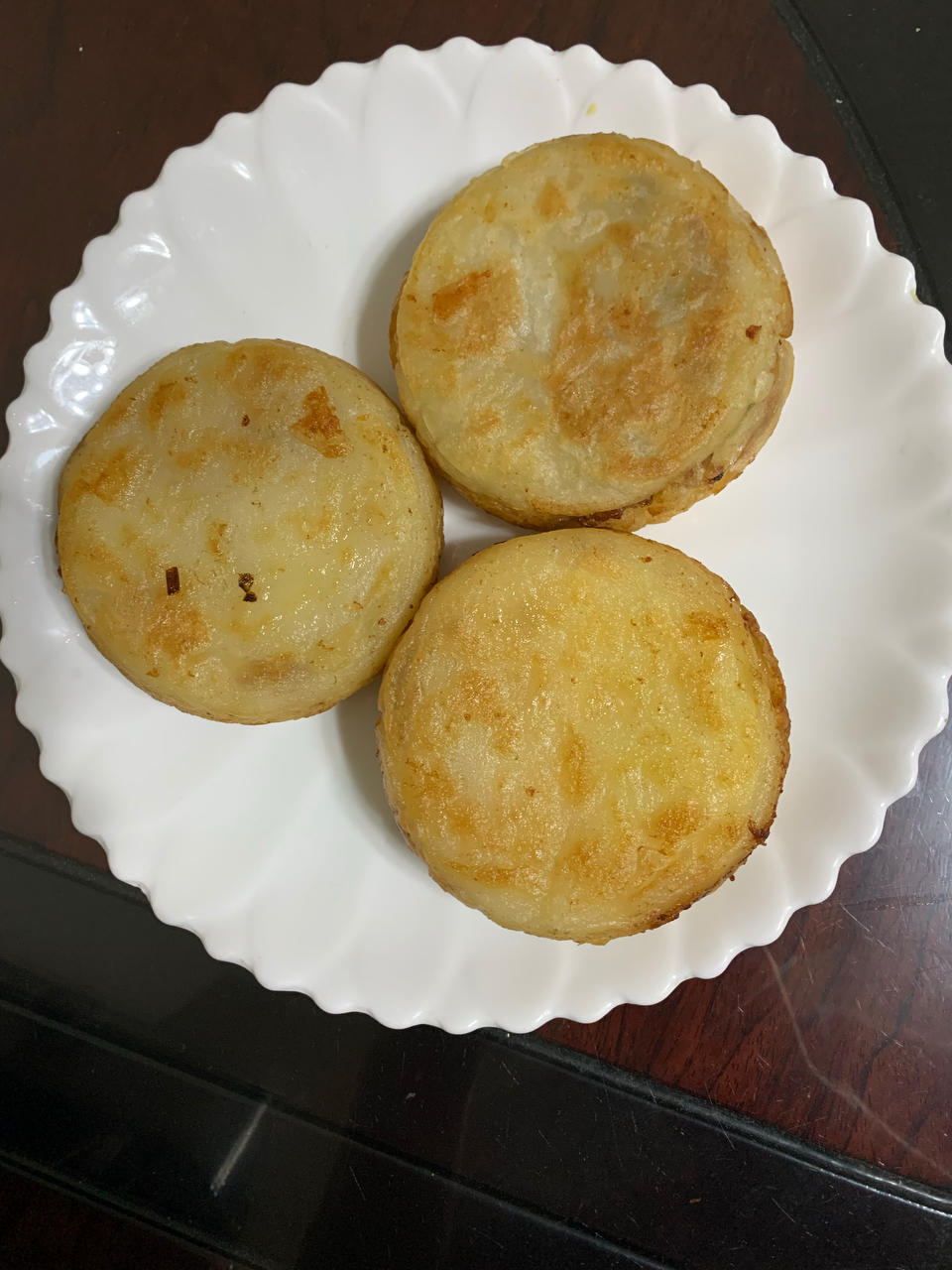 家庭鸡蛋汉堡