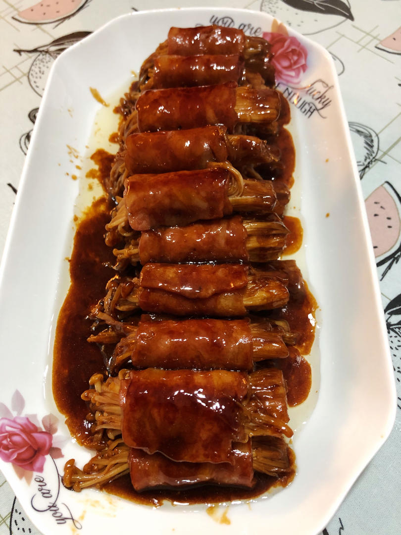 金针菇培根卷