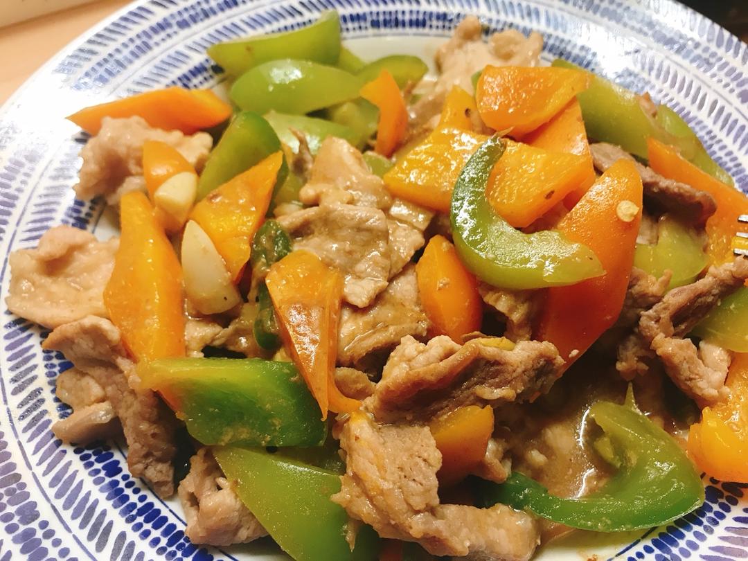 青椒炒肉片