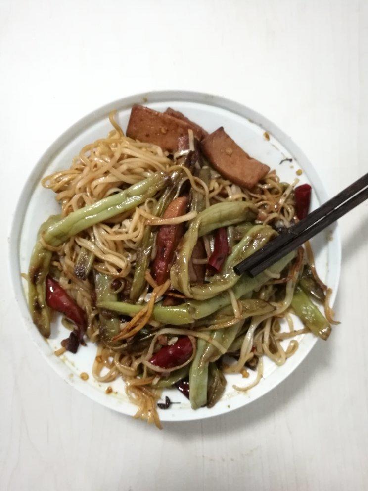懒人版豆角焖面
