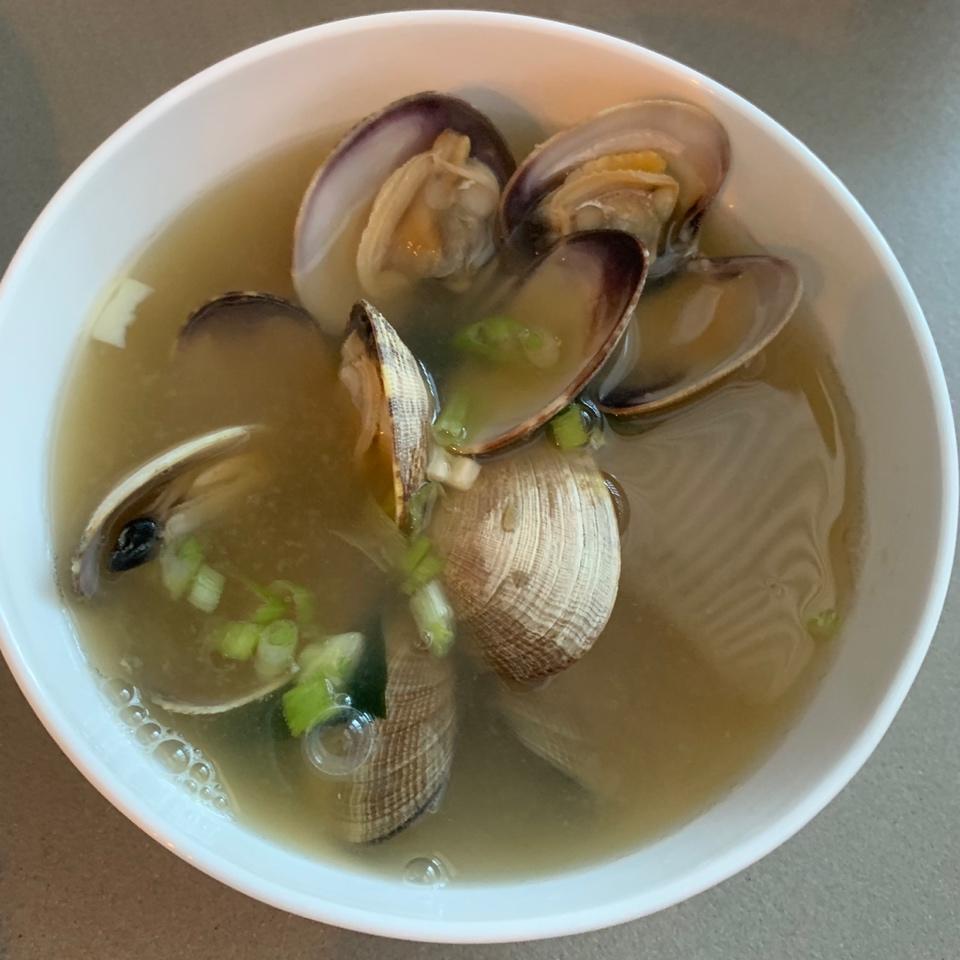 蛤蜊丝瓜味噌汤