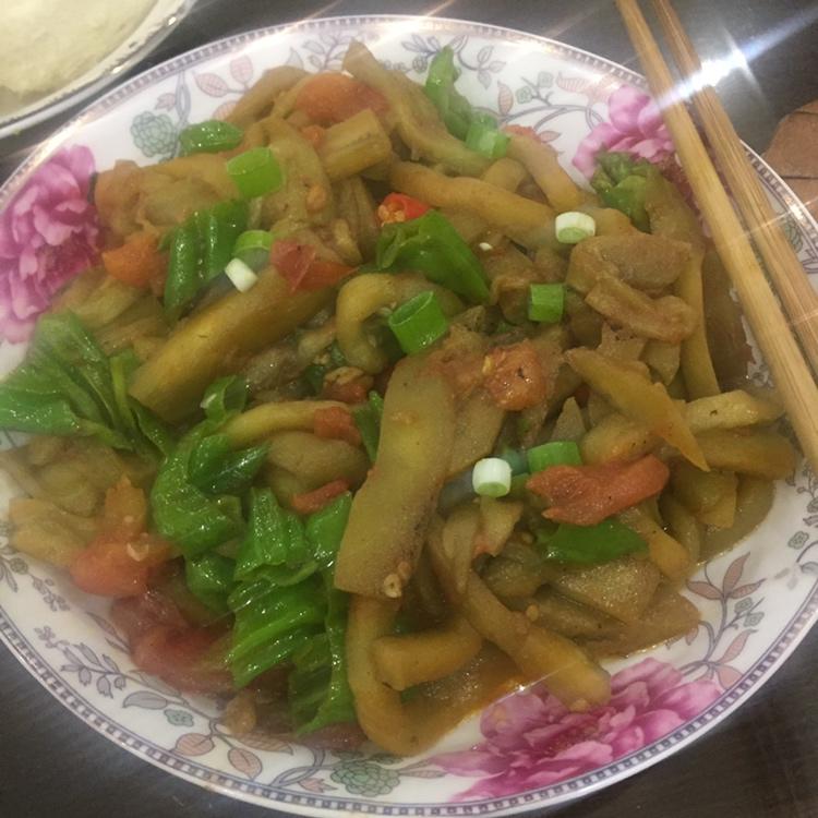 西红柿烧茄子