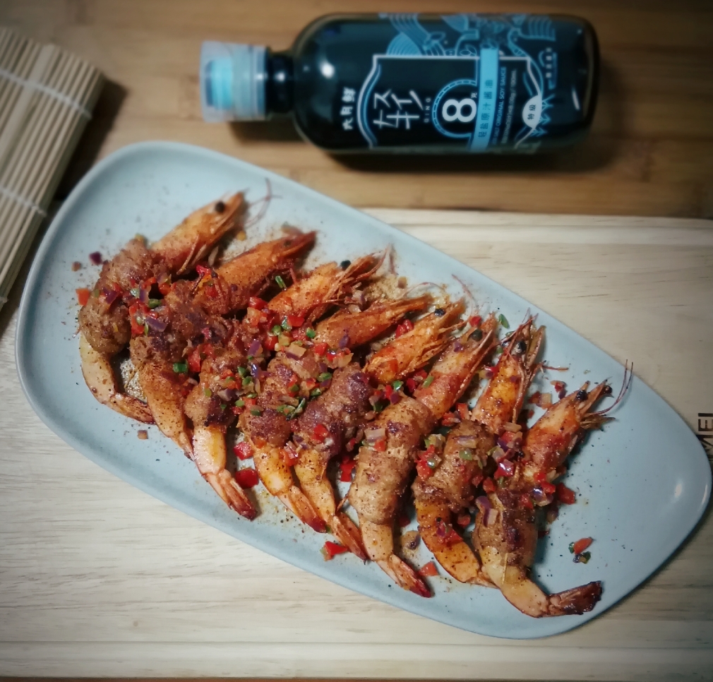 五花肉虾卷的做法