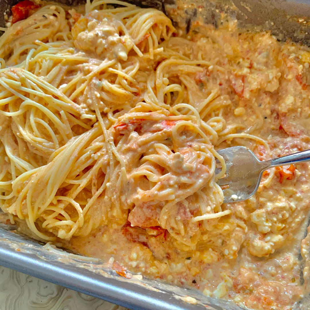 海外火爆全网的feta cheese pasta