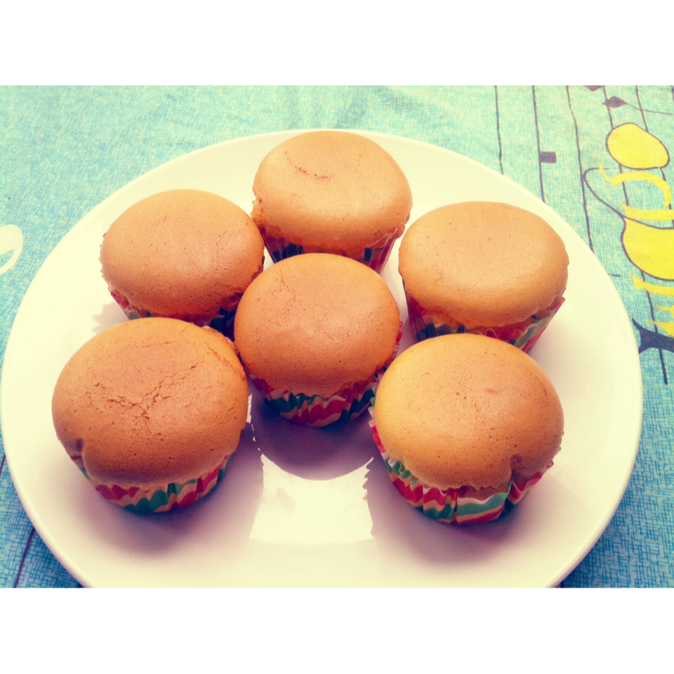 不塌不皱的光滑圆润版纸杯戚风（内含减糖版宝宝可吃）