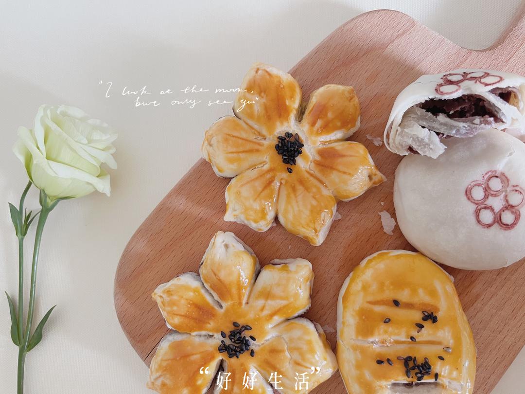 红豆酥，中式酥皮