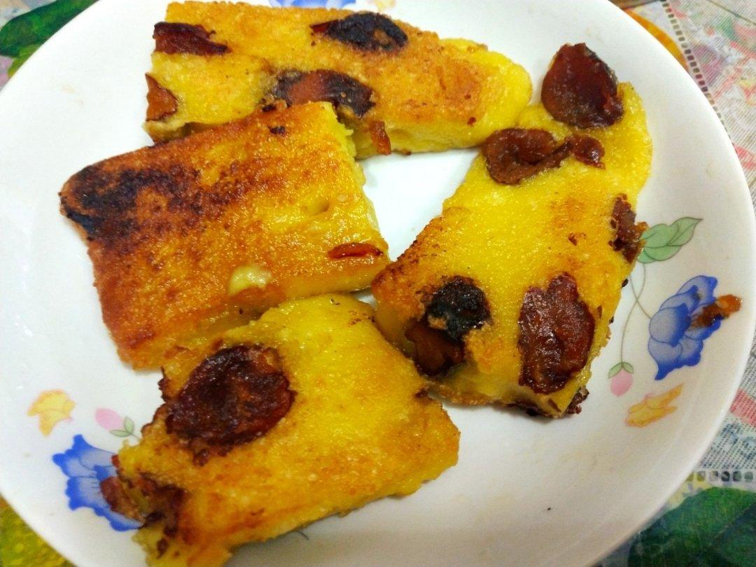 美丽的mjj做的黄米面红枣年糕,团子,窝头