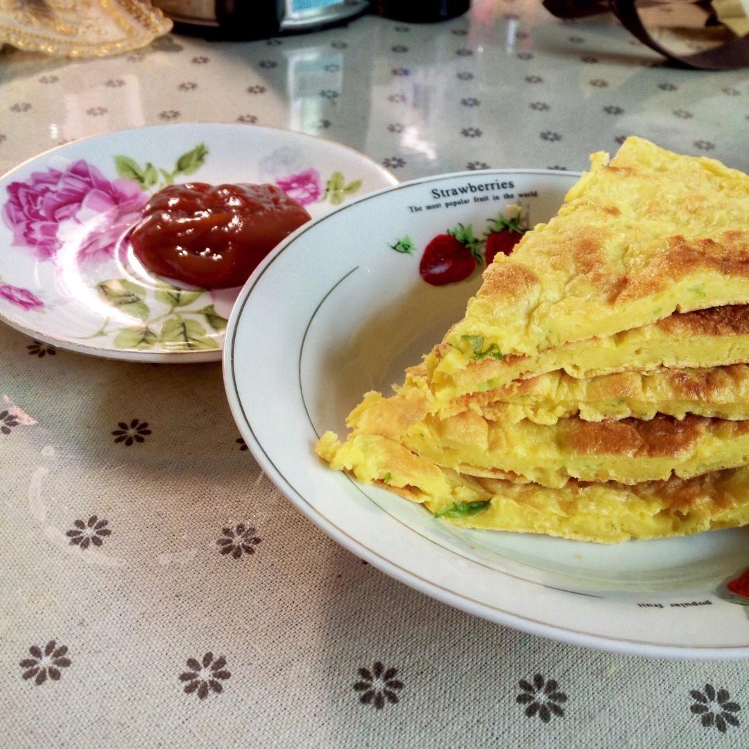 葱花鸡蛋饼