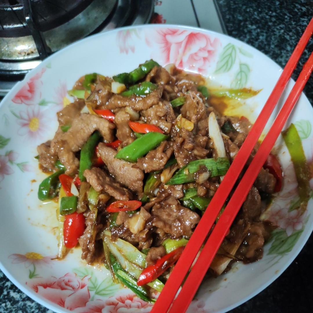 葱爆牛肉