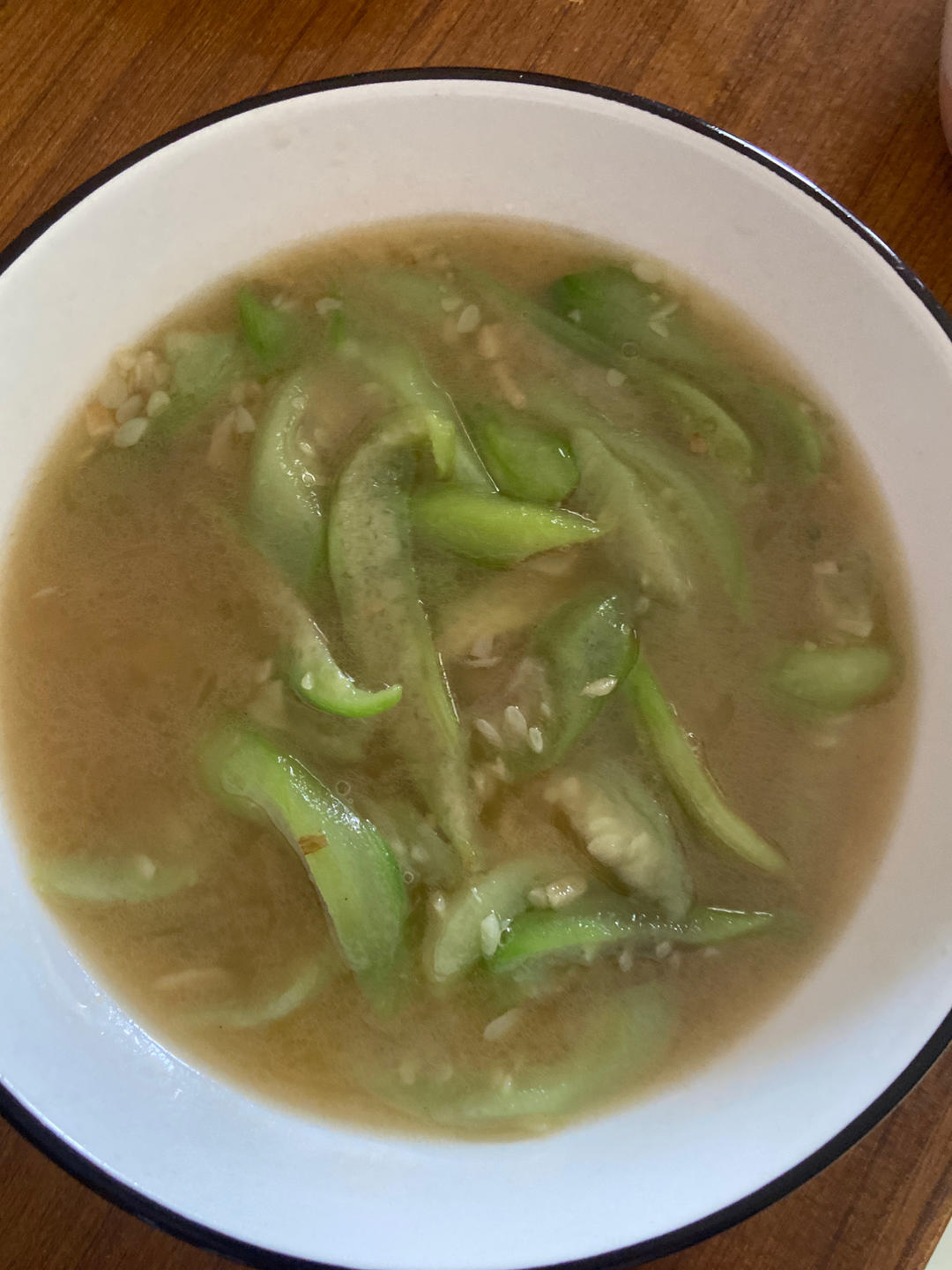 炝炒丝瓜 素烧丝瓜