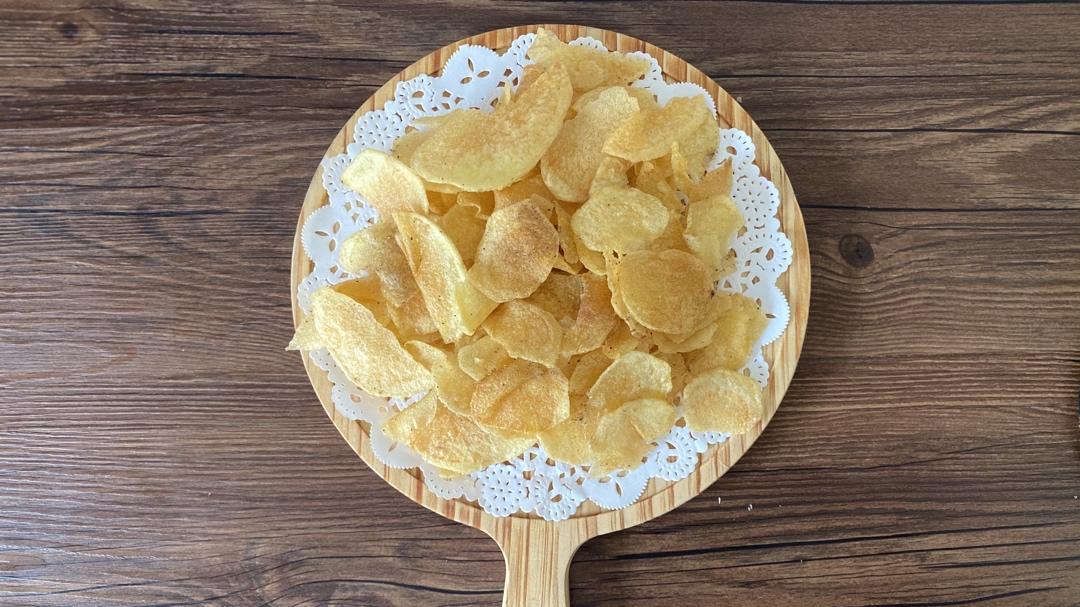 🔥焦香酥脆～自制薯片，嘎嘣脆秒杀膨化薯片