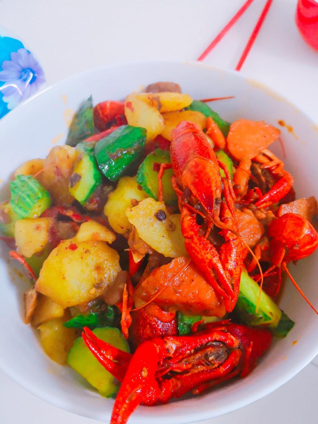 香辣小龙虾