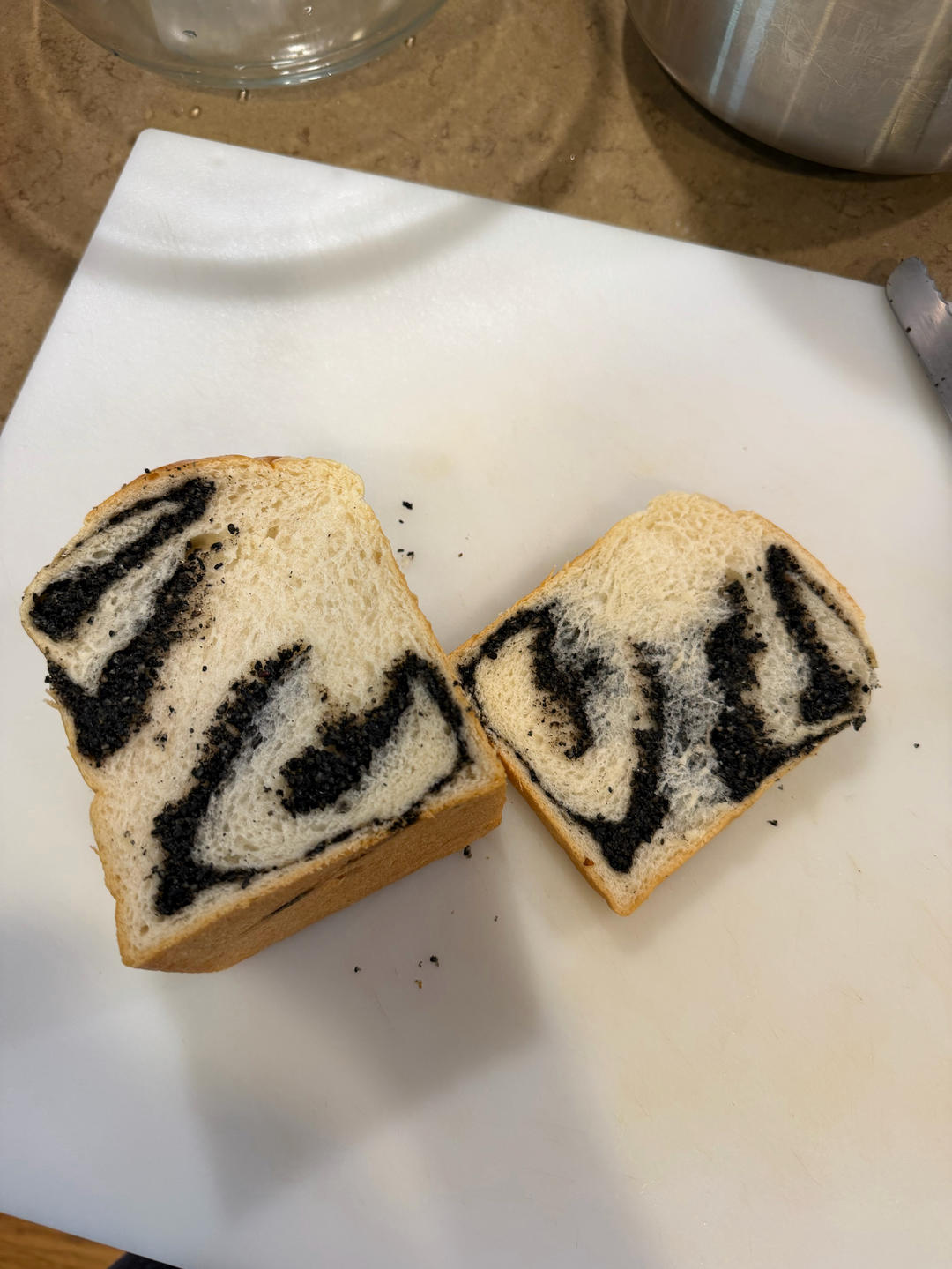 出缸面温控制大法---100%冷藏中种，黑芝麻迷你小吐司