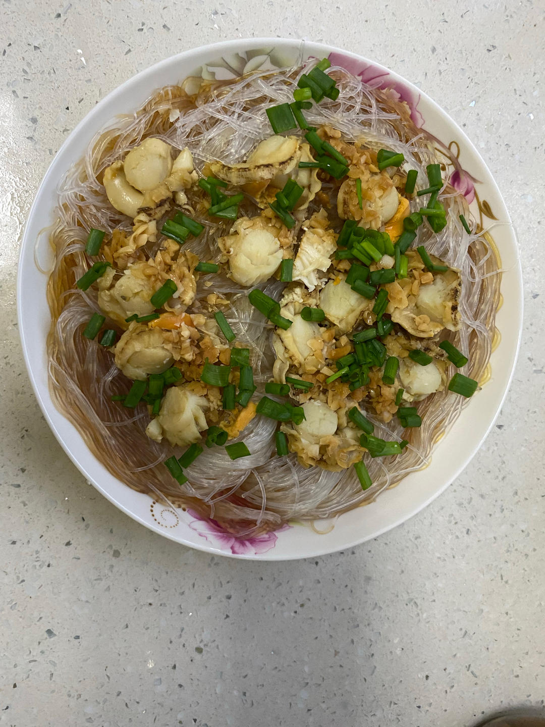 蒜蓉扇贝肉蒸粉丝