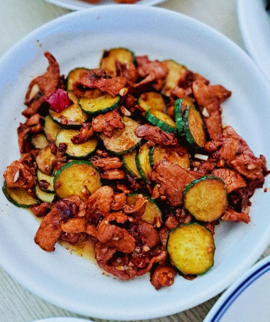 贼好吃的，下饭菜「黄瓜🥒炒肉🥩」