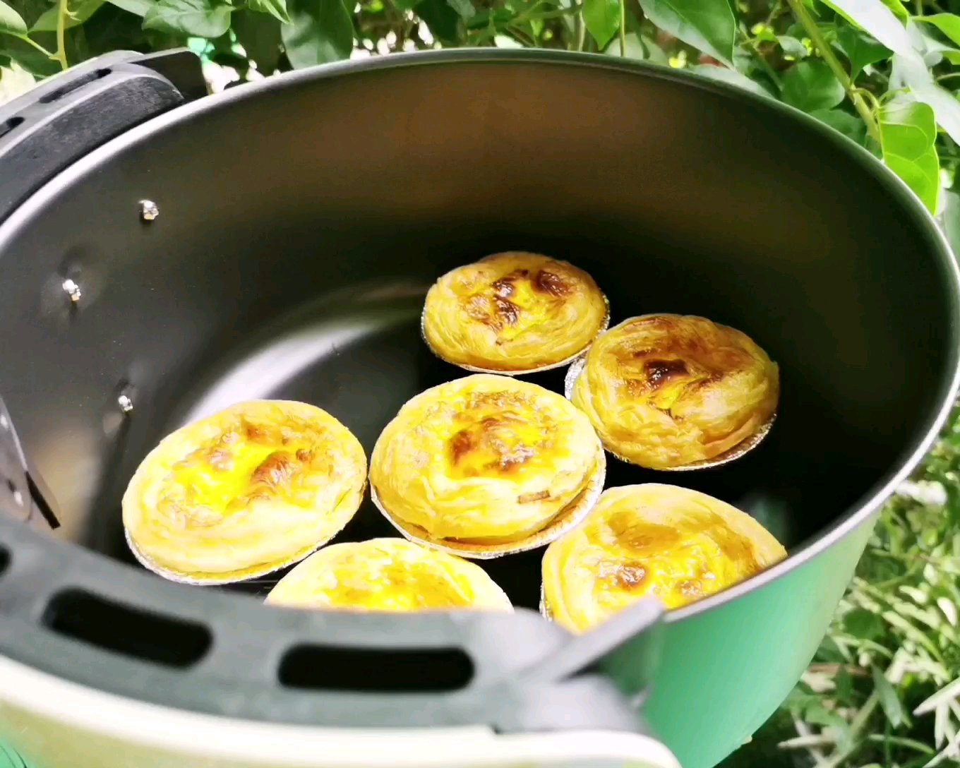 椰子荸荠蛋挞（空气锅简易版）