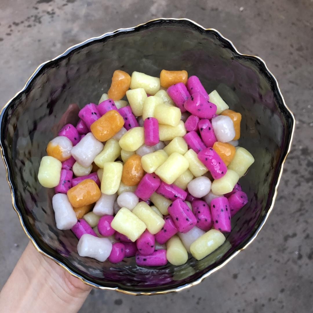 火龙果芋圆，2⃣️（附上窍门详细比例）