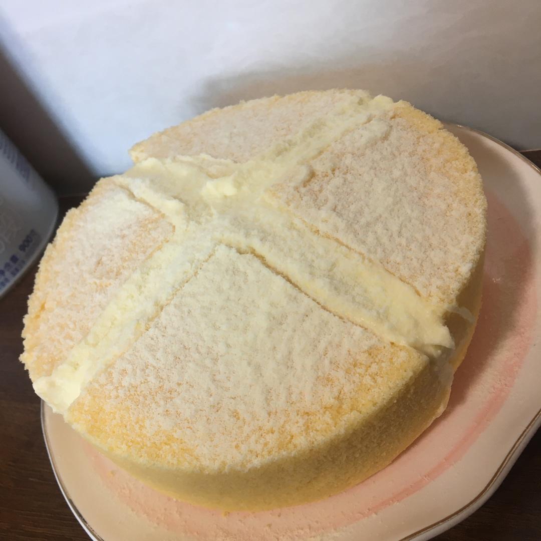 日式冰乳酪戚风蛋糕｜适合夏季的冰心蛋糕