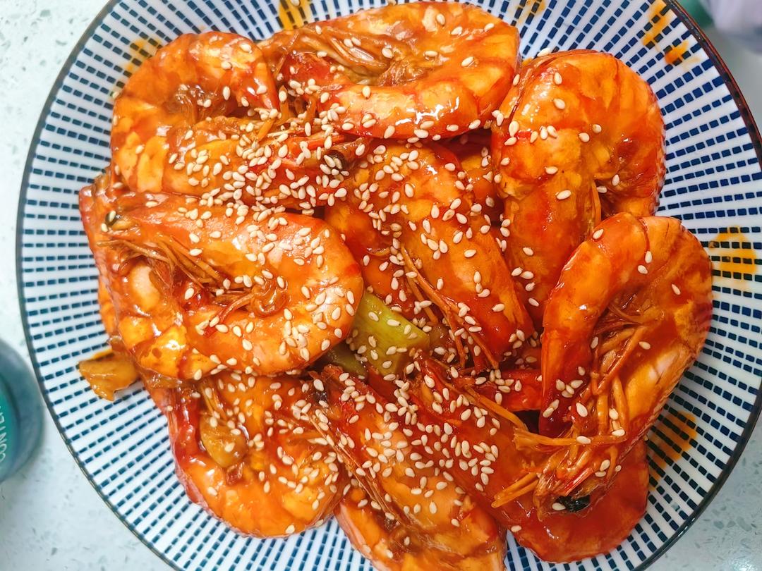 家庭版油焖大虾