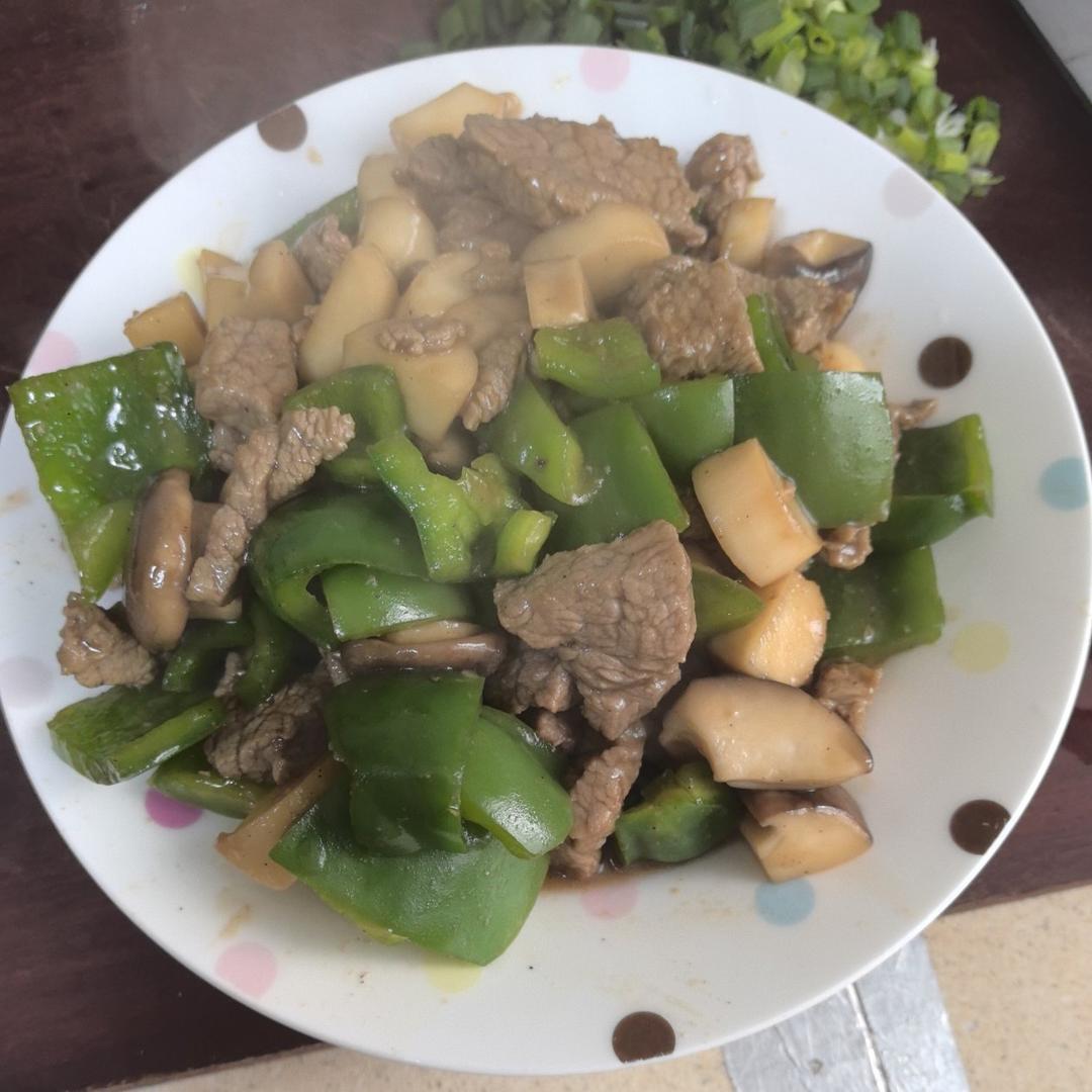 杏鲍菇牛肉粒